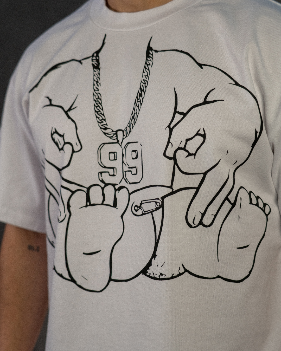BLZNCT "99 SINCE 99" TEE WHITE/BLACK