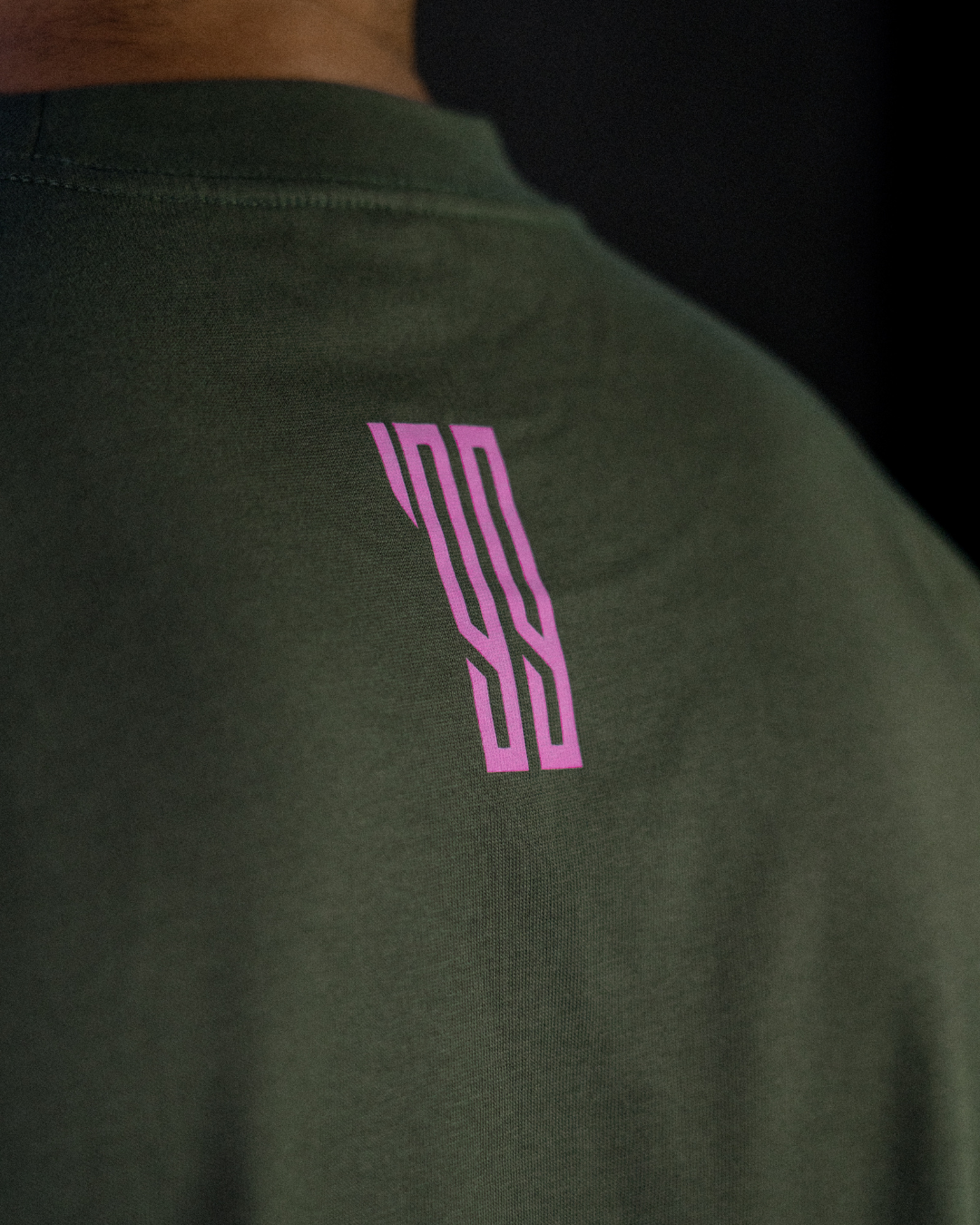 BLZNCT "NO RISK NO STORY" TEE GREEN/PINK